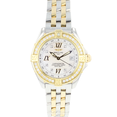 Breitling - B-Class Steel Gold Diamonds MoP Dial