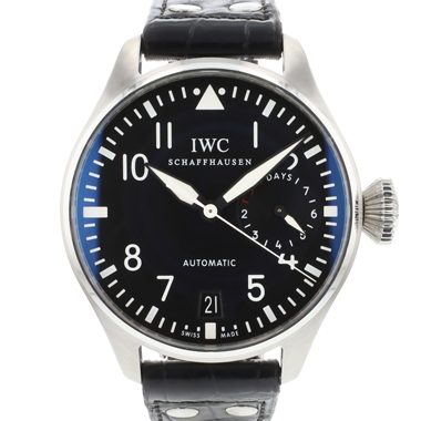 IWC - Big Pilot 46MM 7-Days Steel Black Dial
