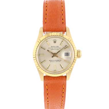 Rolex - Datejust 26 Yellow Gold Fluted Silver Dial