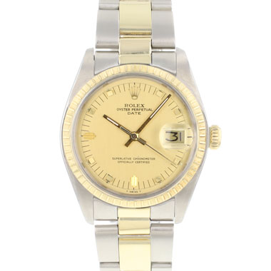 Rolex - Date 34MM Steel Gold