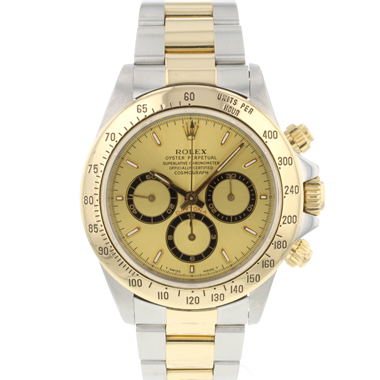 Rolex - Daytona Steel Gold Zenith Champagne Dial